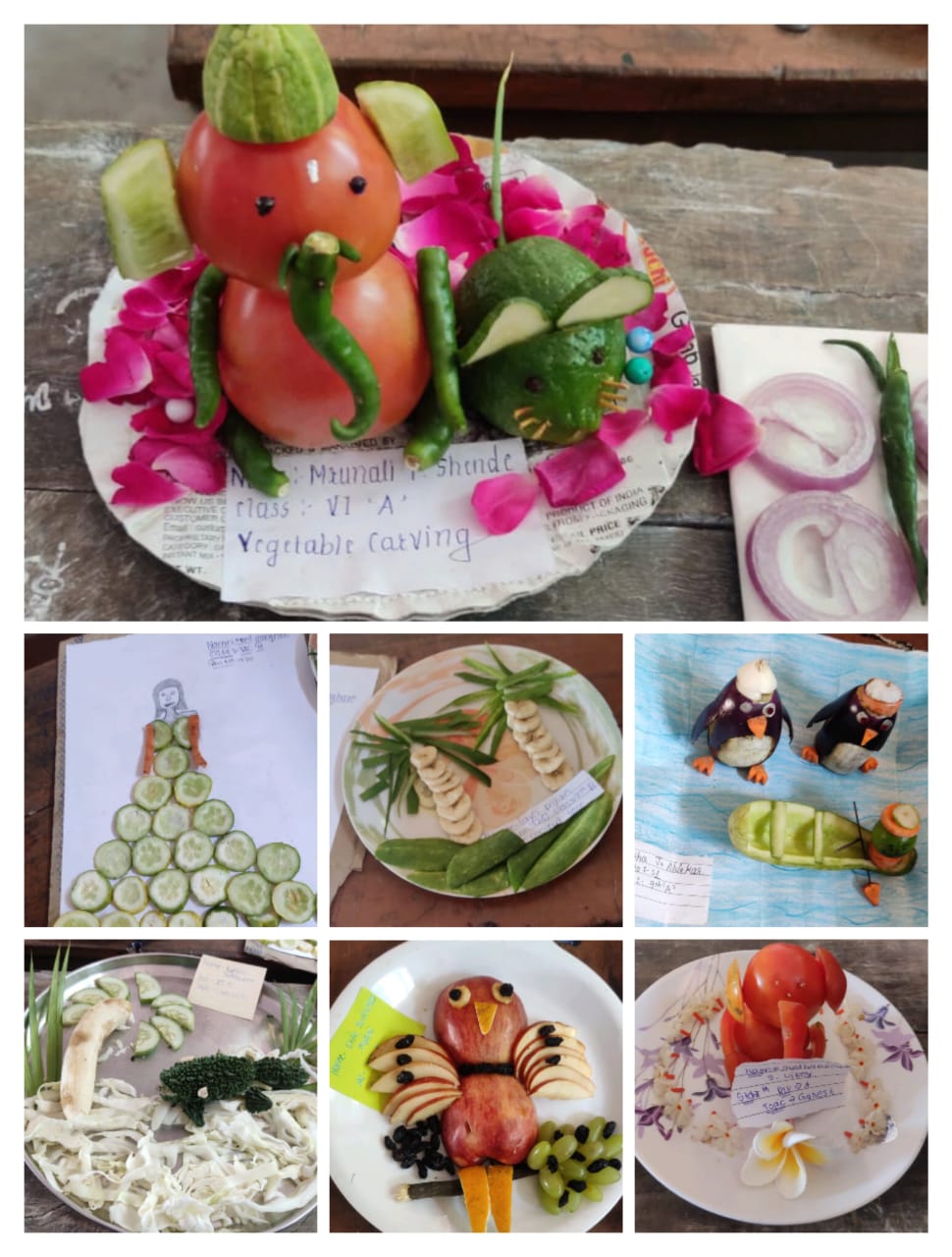 Fruit & veg carving competition
